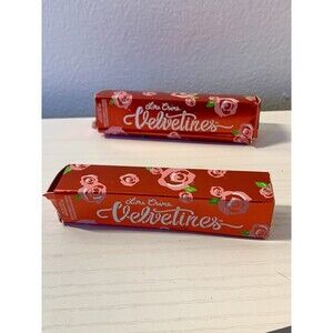 2X Lime Crime Velvetines Liquid Matte Lipstick RAVEN Dark Purple NEW Set Full SZ